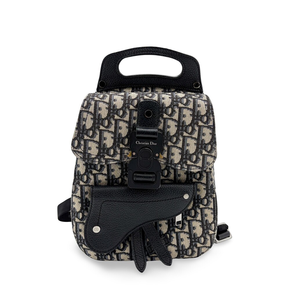 Christian Dior Saddle Oblique Canvas Mini